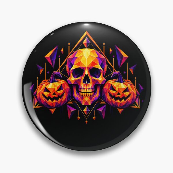 Item preview, skull with pumpkins designed and sold by 0siem.