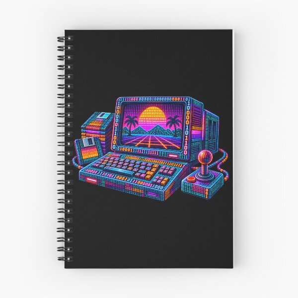 Item preview, Binary Retro Computer – 80s Digital Dreams designed and sold by Kicor.