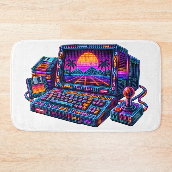 Artikelvorschau, Binärer Retro-Computer – Digitale Träume der 80er entworfen und verkauft von Kicor.