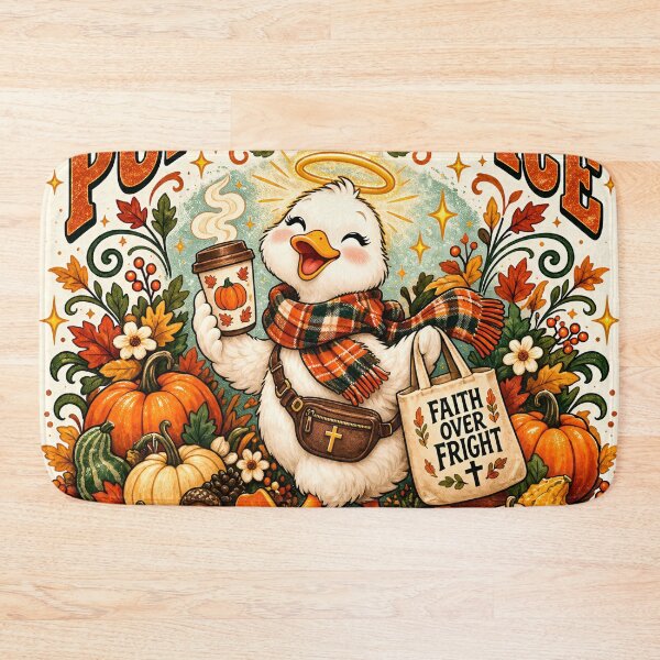 Item preview, Pumpkin Spice and Jesus Christ Halo Duckling designed and sold by Pure Craft.