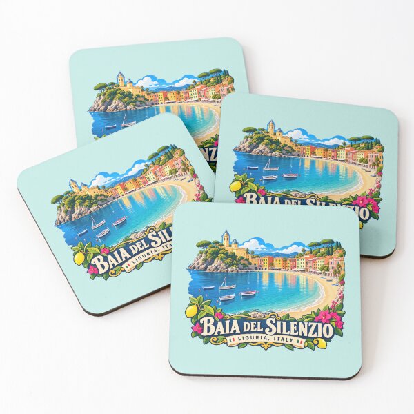 Item preview, Baia del Silenzio, Sestri Levante, Liguria, Italy designed and sold by Myra365Art.