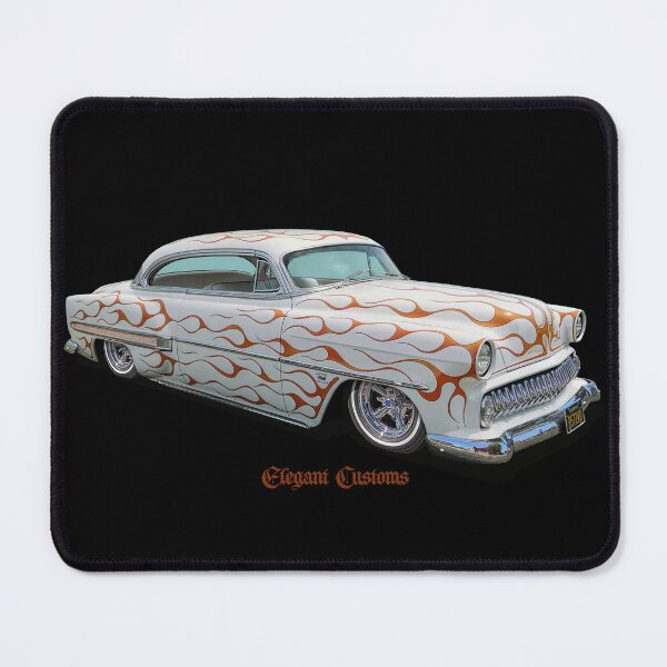 Item preview, 1954 BelAir Burnin Love no text Kustom, Hot Rod, Muscle Car designed and sold by Elegant Customs.