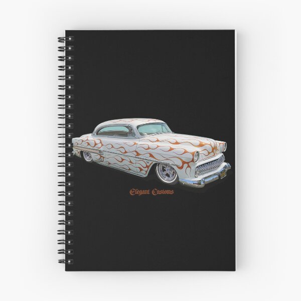 Item preview, 1954 BelAir Burnin Love no text Kustom, Hot Rod, Muscle Car designed and sold by Elegant Customs.