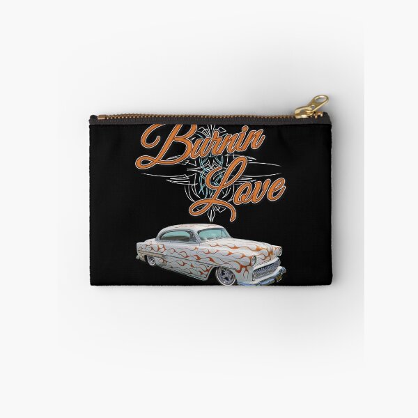 Item preview, 1954 BelAir Burnin Love with text - Lowrider, Kustom, Hot Rod, Muscle Car designed and sold by Elegant Customs.