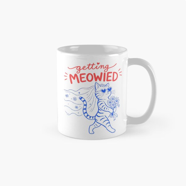 Item preview, Getting Meowied Cat Shirt | Funny Cat Wedding Shirt | Cute Cat Lover Tee | Meowried Cat T-Shirt | Funny Pet Lover Gift designed and sold by 7olm.