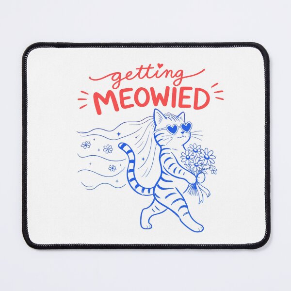Item preview, Getting Meowied Cat Shirt | Funny Cat Wedding Shirt | Cute Cat Lover Tee | Meowried Cat T-Shirt | Funny Pet Lover Gift designed and sold by 7olm.