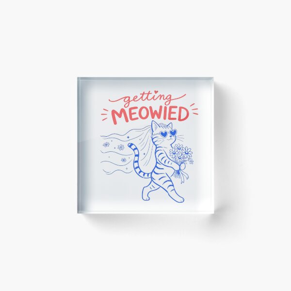 Item preview, Getting Meowied Cat Shirt | Funny Cat Wedding Shirt | Cute Cat Lover Tee | Meowried Cat T-Shirt | Funny Pet Lover Gift designed and sold by 7olm.
