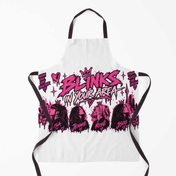 Item preview, BLINKS In Your Area – Pink Black Graffiti K-Pop Mural Fan Art designed and sold by storeAC.