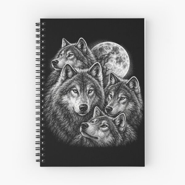 Item preview, Wolf Pack Under Full Moon designed and sold by SassCity.