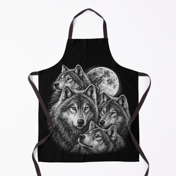 Item preview, Wolf Pack Under Full Moon designed and sold by SassCity.