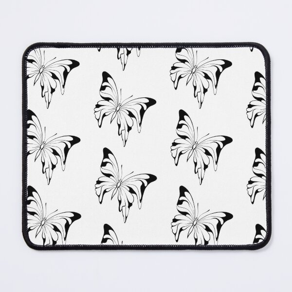 Item preview, Minimalist Black and White Butterfly Line Art Illustration designed and sold by artewithlove.
