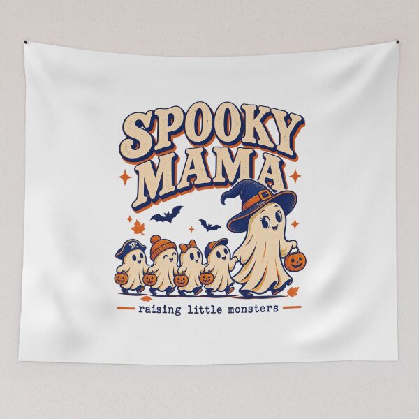 Item preview, Spooky Mama Ghost Family Halloween Autumn  designed and sold by LuveraxArt.