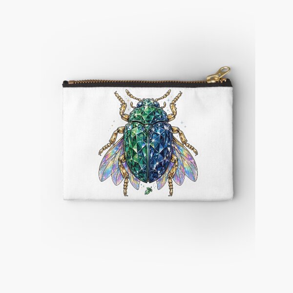 Item preview, Jewel Beetle Crystal Sticker - Emerald Sapphire Diamond Bug designed and sold by FineLineBotanical .