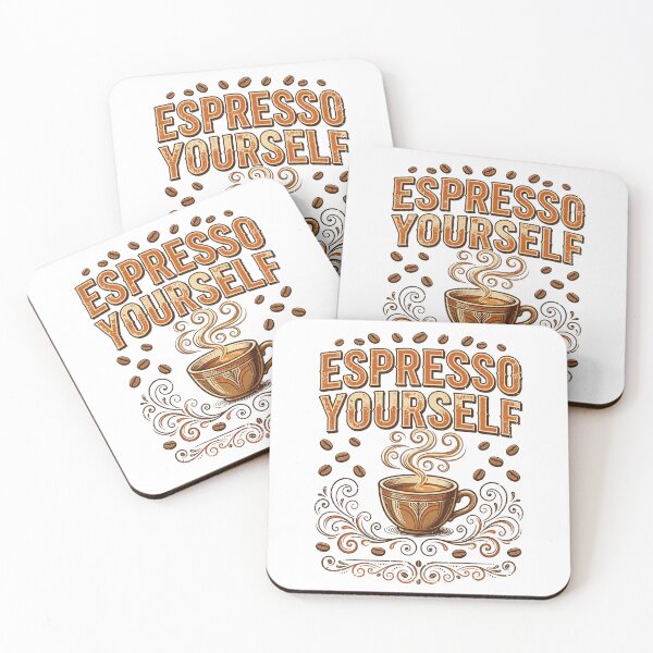 Item preview, Espresso Yourself Funny Coffee Lover designed and sold by The Oddball Supply Co..