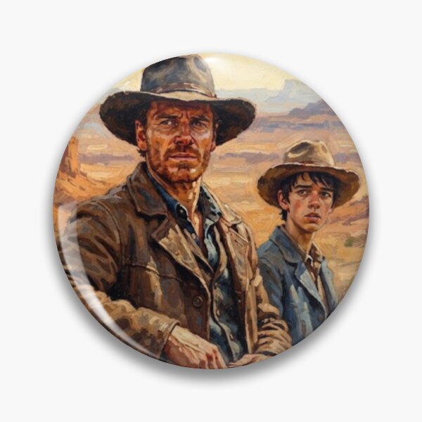 Artikelvorschau, Slow West Action Western Fine Art Tribute entworfen und verkauft von Art's Diner.