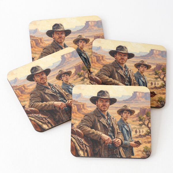 Item preview, Slow West Action Western Fine Art Tribute designed and sold by Art's Diner.