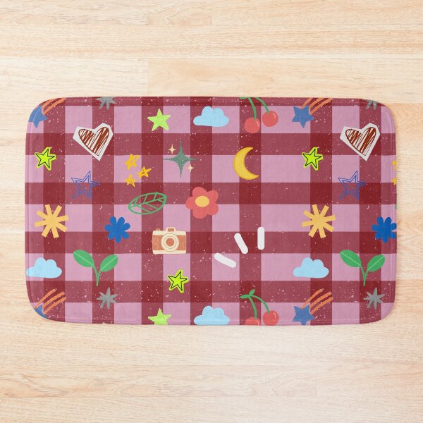 Item preview, Retro Pop Icon Grid — Colorful Checkerboard Pattern Stickers, T-Shirts, Phone Cases, Tote Bags, Notebooks, Mugs, Pillows, Art Prints, Laptop Sleeves, Leggings, Dresses, and Backpacks designed and sold by ArtwithRabbit.