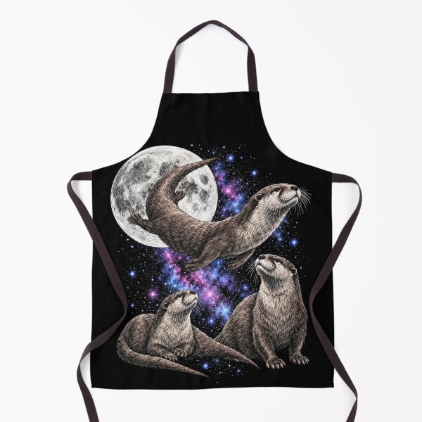 Item preview, Celestial Otters Under Full Moon designed and sold by SassCity.