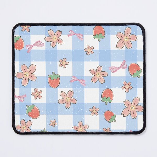 Item preview, Cute Summer Berry and Blue Gingham Design for Stickers, T-Shirts, Phone Cases, Tote Bags, Notebooks, Mugs, Pillows, Art Prints, Laptop Sleeves, Leggings, Dresses, and Backpacks designed and sold by ArtwithRabbit.