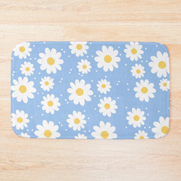 Item preview, Cheerful Field of White Daisies on a Soft Blue Sky for Stickers, T-Shirts, Phone Cases, Tote Bags, Notebooks, Mugs, Pillows, Art Prints, Laptop Sleeves, Leggings, Dresses, and Backpacks designed and sold by ArtwithRabbit.