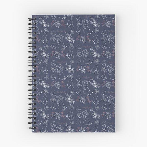 Item preview, Midnight Garden Doodle Pattern for Stickers, T-Shirts, Phone Cases, Tote Bags, Notebooks, Mugs, Pillows, Art Prints, Laptop Sleeves, Leggings, Dresses, and Backpacks designed and sold by ArtwithRabbit.