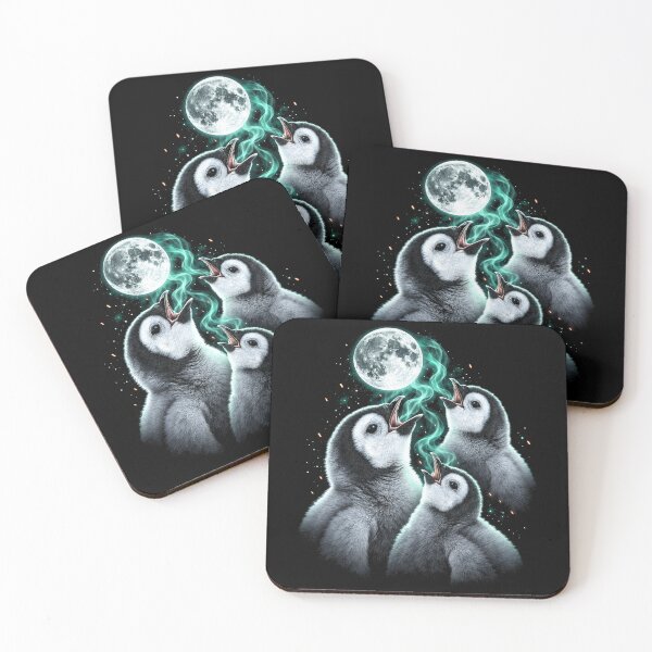 Item preview, Moonlit Penguin Chicks Fantasy designed and sold by SassCity.