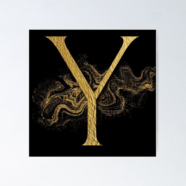 Item preview, Gold Sparkle Initial Letter Y designed and sold by JaylanaSaraya.