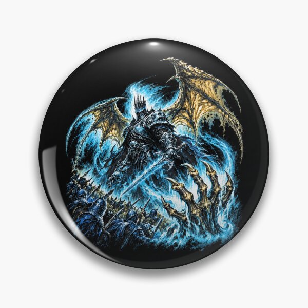 Item preview, Necromancer Dragon in Blue Flames designed and sold by SassCity.