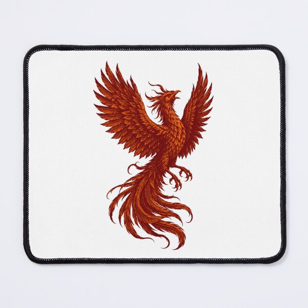 Item preview, Fire Phoenix Illustration – Mythical Rebirth Art designed and sold by xndrlab.