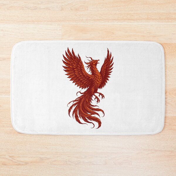 Item preview, Fire Phoenix Illustration – Mythical Rebirth Art designed and sold by xndrlab.