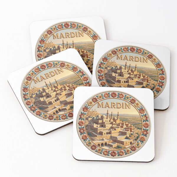 Item preview, Mardin Turkey Stone City Sunset Embroidered Patch Sticker designed and sold by Imaginarium of Chaos falcon88 .