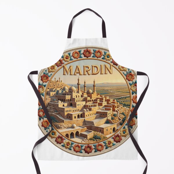 Item preview, Mardin Turkey Stone City Sunset Embroidered Patch Sticker designed and sold by Imaginarium of Chaos falcon88 .