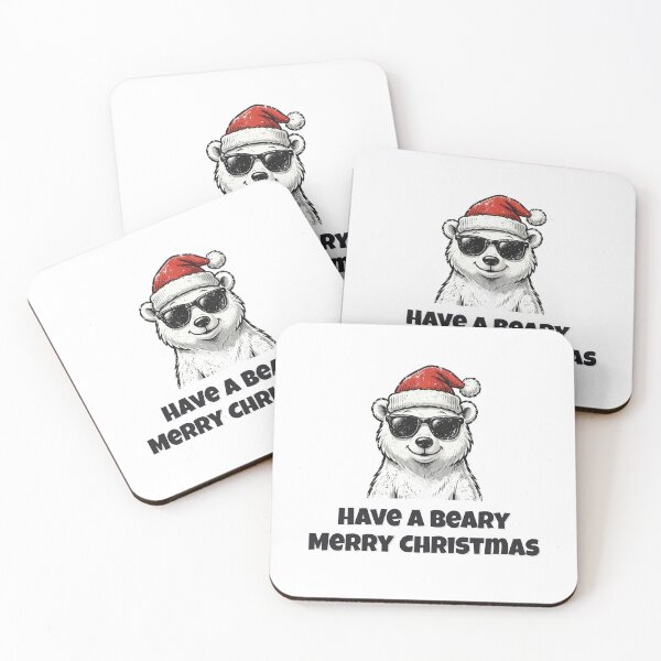 Item preview, Have A Beary Merry Christmas Funny Polar Bear Christmas Design designed and sold by Wild Shades.