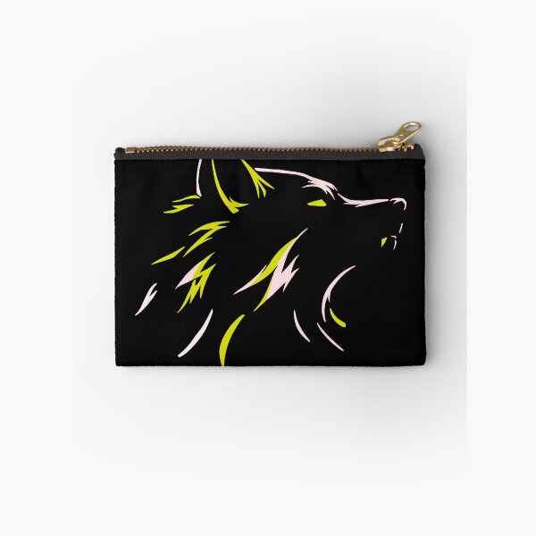 Item preview, Minimalist Neon Wolf Silhouette Art designed and sold by AlyronArts.