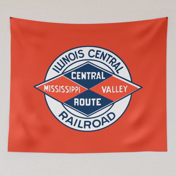 Item preview, Illinois Central Vintage Logo designed and sold by Trains-and-Rail.