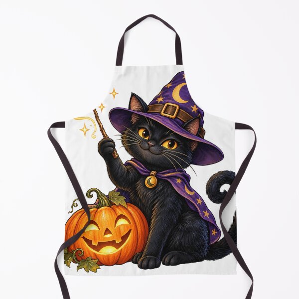 Item preview, Halloween Wizard Cat designed and sold by Natrix Art Design.