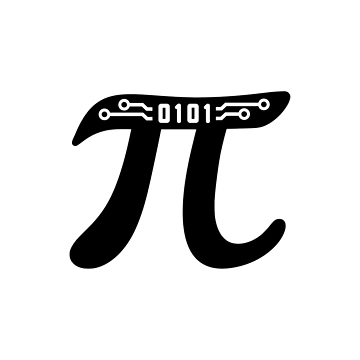 Artwork thumbnail, Pi Number Computer Science Binary Code Geek by AnnSign