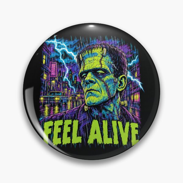 Item preview, Neon Frankenstein Monster City Storm designed and sold by SassCity.