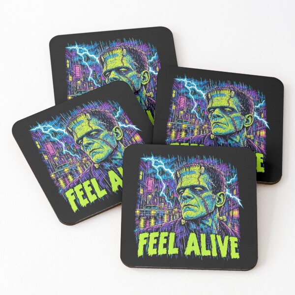 Item preview, Neon Frankenstein Monster City Storm designed and sold by SassCity.