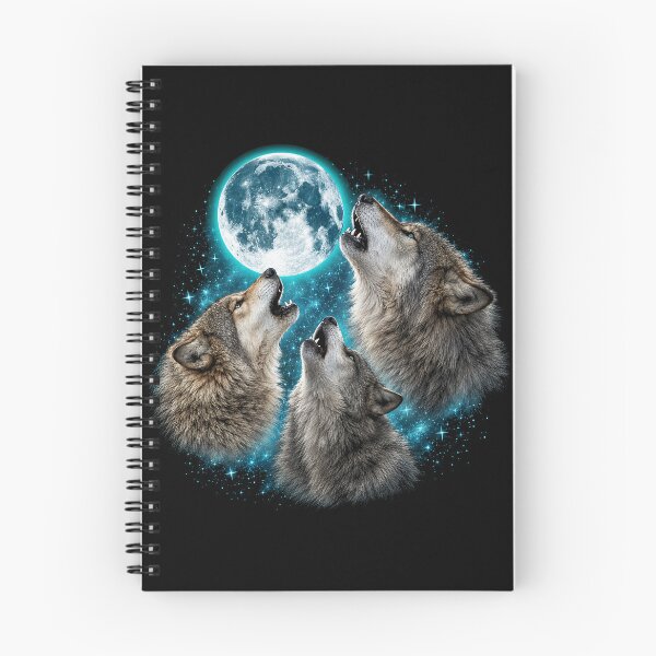 Item preview, Three Wolves Howling at Full Moon designed and sold by SassCity.