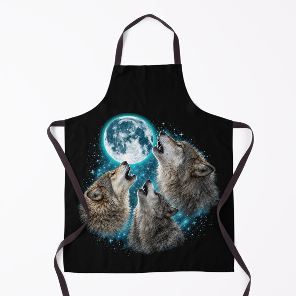 Item preview, Three Wolves Howling at Full Moon designed and sold by SassCity.