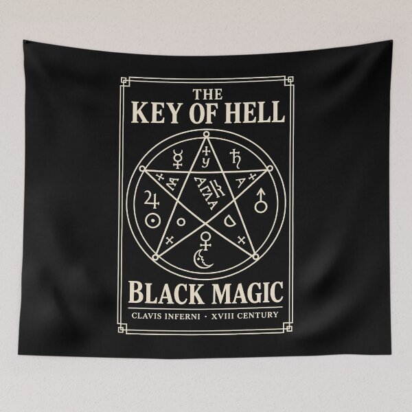 Item preview, The Key of Hell - Pentagram Seal designed and sold by Grove of Things.