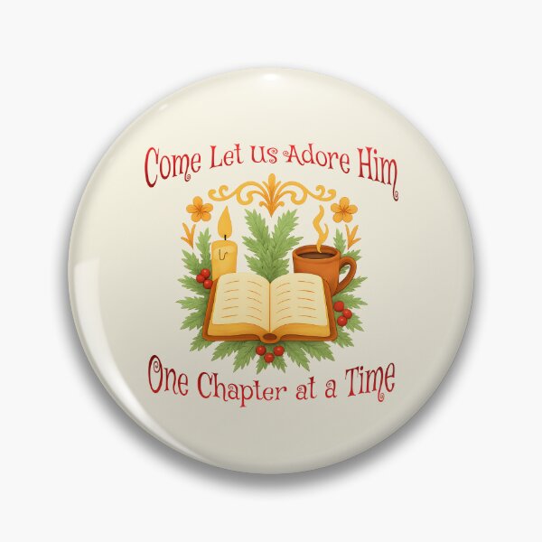 Item preview, Come Let Us Adore Him Christian Christmas Book Lover designed and sold by Sachie's Studio.
