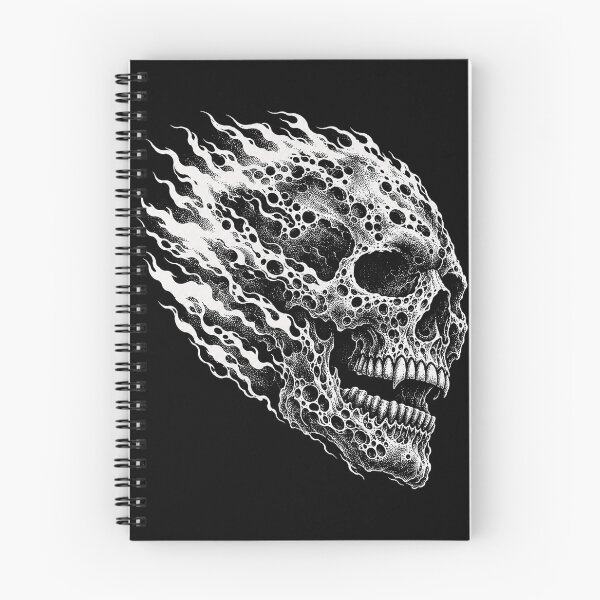 Item preview, Melting Flame Skull Illustration designed and sold by SassCity.