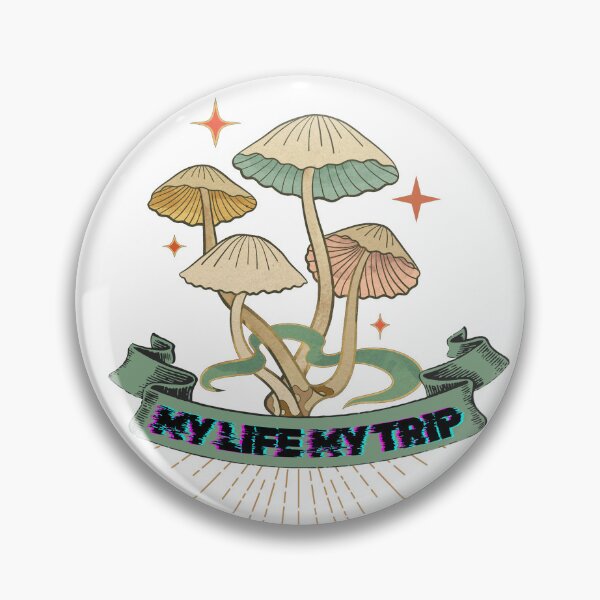 Item preview, My Life My Trip Vintage Mushroom Art designed and sold by Canislupus80.