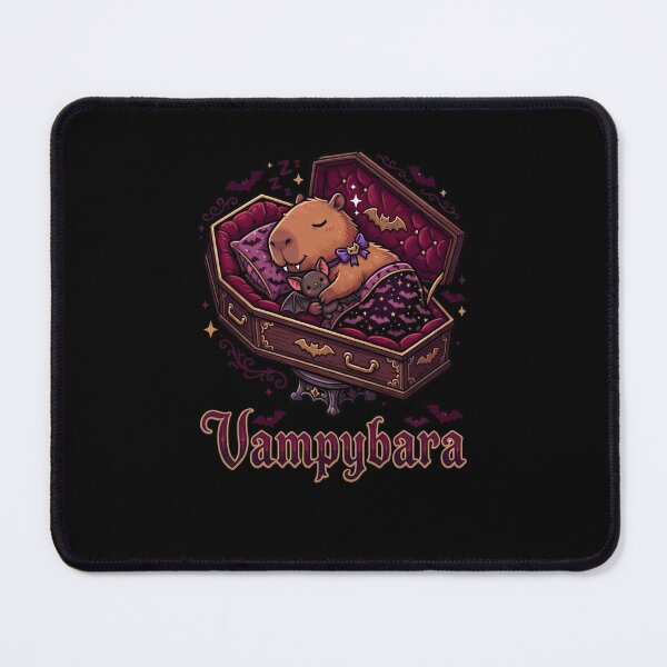 Item preview, Vampybara Cute Vampire Capybara in Coffin designed and sold by BeaBuzz.