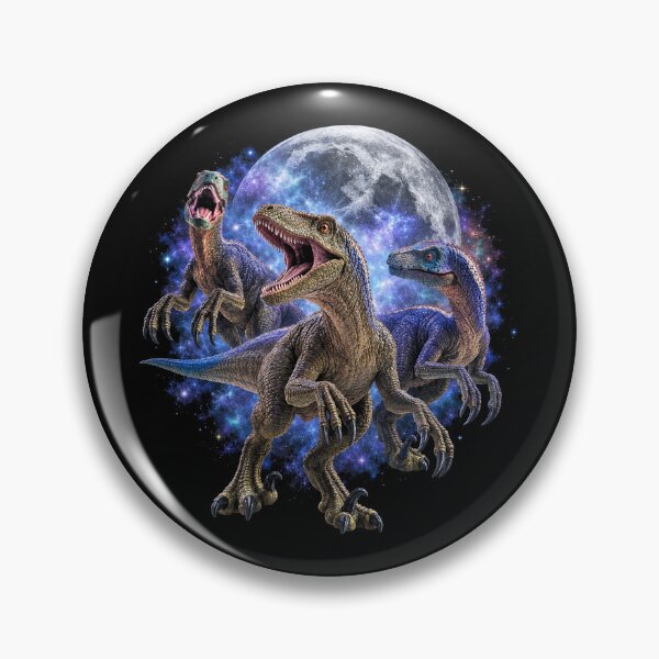 Item preview, Galaxy Raptor Pack Under Full Moon designed and sold by SassCity.