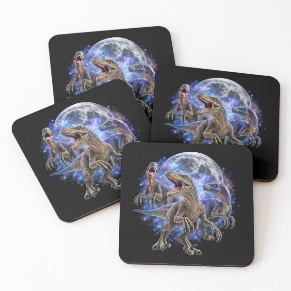 Item preview, Galaxy Raptor Pack Under Full Moon designed and sold by SassCity.