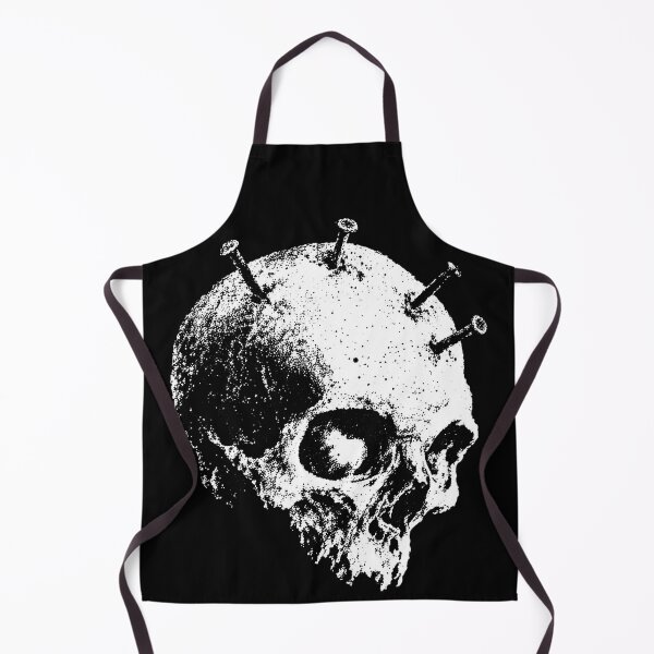 Item preview, Grunge Skull with Nails Portrait designed and sold by SassCity.