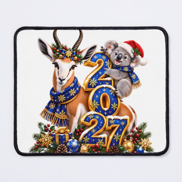 Item preview, Koala Climbing 2027 – Festive New Year Wildlife designed and sold by HoMya.